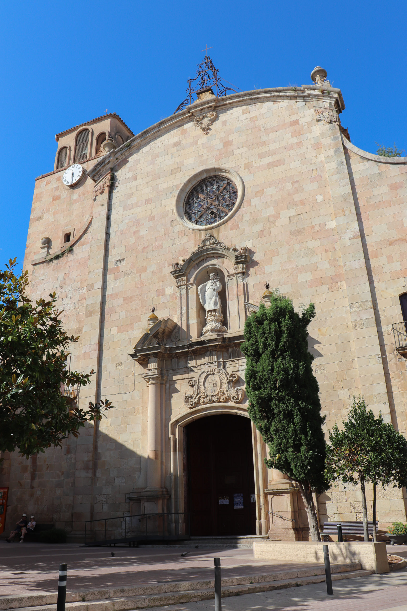 Eglise de Sant Vicenç sur la Place Vila Nova à Tossa de Mar