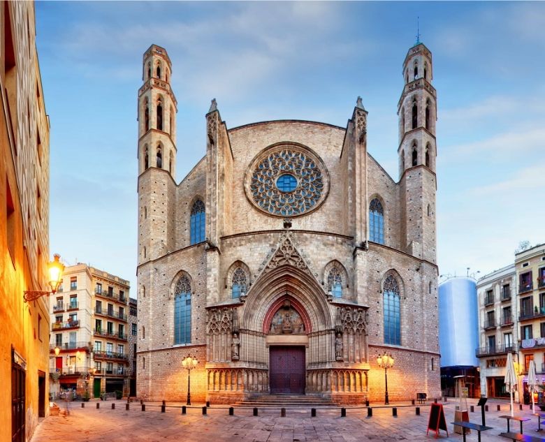 L'église de Sainte Marie de la Mer à Barcelone
